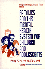 bokomslag Families and the Mental Health System for Children and Adolescents