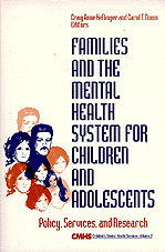 Craig Anne Helflinger, Craig Anne Heflinger, Carol T. Nixon - Families and the Mental Health System for Children and Adolescents, Häftad