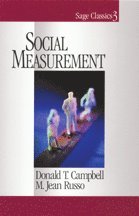 bokomslag Social Measurement