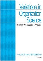 bokomslag Variations in Organization Science