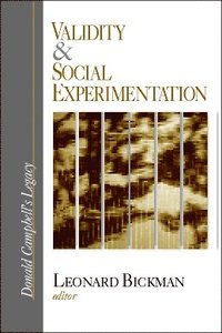 bokomslag Validity and Social Experimentation
