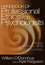 bokomslag Handbook of Professional Ethics for Psychologists