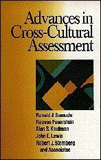 Ronald J. Samuda, Reuven Feuerstein, Alan  S. Kaufman, John E. Lewis, Robert J. Sternberg, n/a Associates - Advances in Cross-Cultural Assessment, Häftad