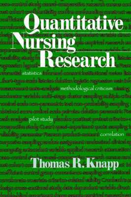 bokomslag Quantitative Nursing Research