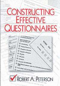 bokomslag Constructing Effective Questionnaires