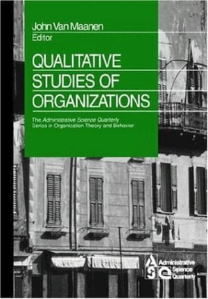John Van Maanen, John Van Maanen - Qualitative Studies of Organizations, Häftad