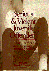 bokomslag Serious and Violent Juvenile Offenders