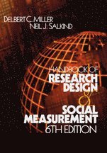 Delbert C. Miller, Neil J. Salkind, Delbert C. Miller, Neil J. Salkind - Handbook of Research Design and Social Measurement, Häftad