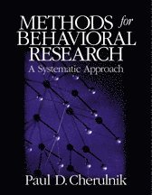 Paul David Cherulnik - Methods for Behavioral Research, Inbunden