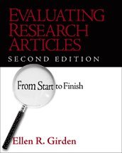 Ellen Robinson Girden - Evaluating Research Articles from Start to Finish, Häftad