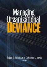 bokomslag Managing Organizational Deviance