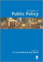 B. Guy Peters, Jon Pierre - Handbook of Public Policy, Inbunden