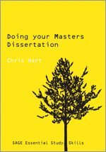 Chris Hart - Doing Your Masters Dissertation, Häftad