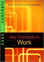 Paul Blyton, Jean Jenkins - Key Concepts in Work, Häftad