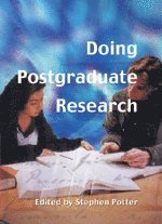 Stephen Potter - Doing Postgraduate Research, Inbunden