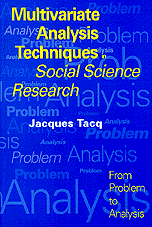 Jacques Tacq - Multivariate Analysis Techniques in Social Science Research, Inbunden