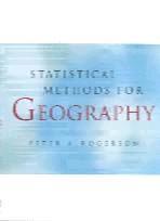 Statistical Methods for Geography