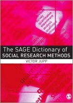 Victor Jupp - The SAGE Dictionary of Social Research Methods, Inbunden