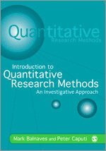 bokomslag Introduction to Quantitative Research Methods