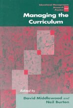 David Middlewood, Neil Burton - Managing the Curriculum, Häftad