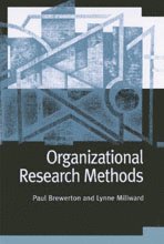 Paul M Brewerton, Lynne Millward - Organizational Research Methods, Häftad