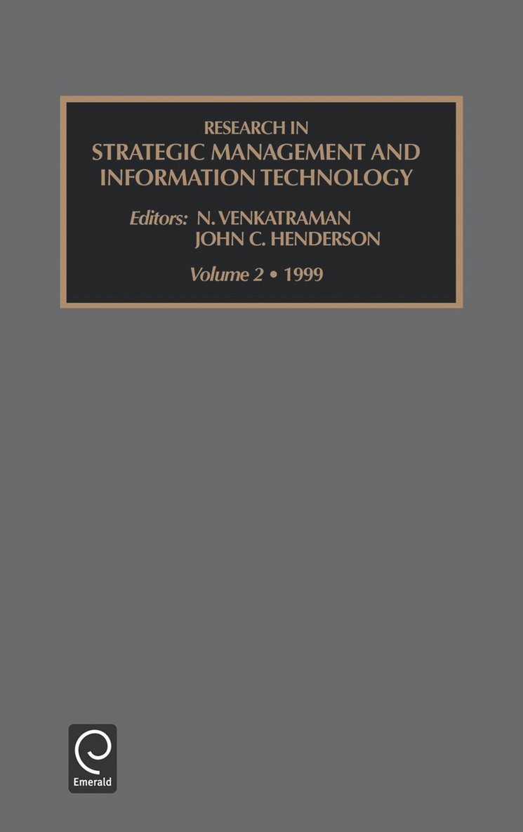 N. Venkatraman, John Henderson - Research in Strategic Management and Information Technology, Inbunden
