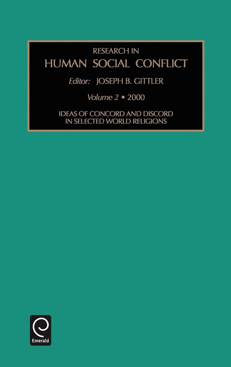 Joseph B. Gittler - Ideas of Concord and Discord in Selected World Religions, Inbunden