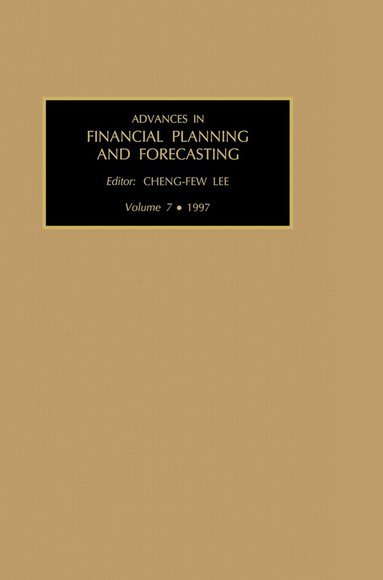 Cheng-Few Lee - Advances in Financial Planning and Forecasting, Inbunden