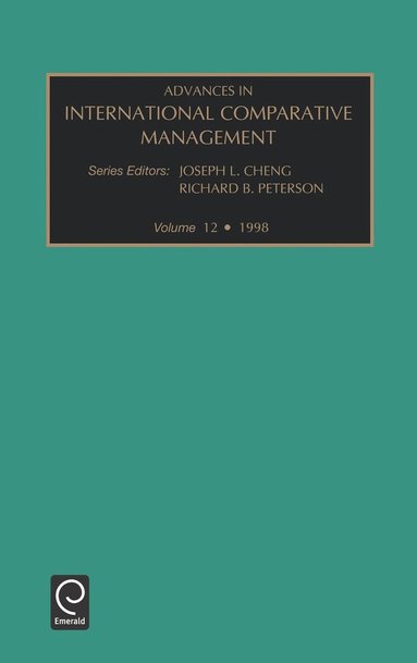 Srinivas Prasad - Advances in International Comparative Management, Inbunden