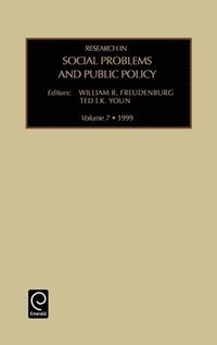 bokomslag Research in Social Problems and Public Policy