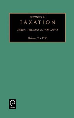 Thomas M. Porcano - Advances in Taxation, Inbunden