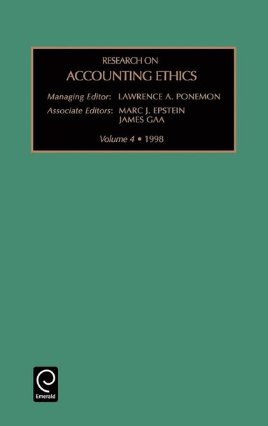bokomslag Research on Accounting Ethics