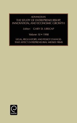 bokomslag Legal, Regulatory and Policy Changes That Affect Entrepreneurial Midsize Firms