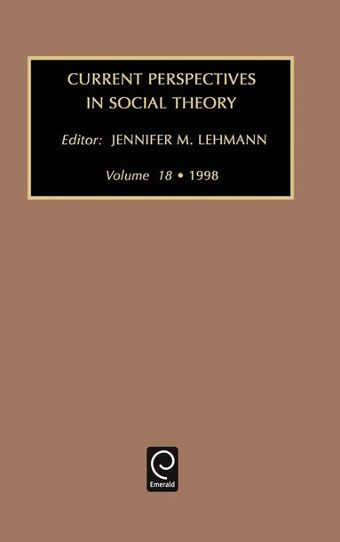 Jennifer M. Lehmann - Current Perspectives in Social Theory, Inbunden
