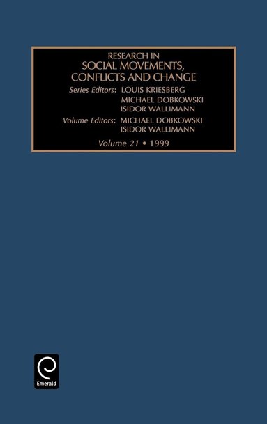 Michael N. Dobkowski, Isidor Wallimann - Research in Social Movements, Conflicts and Change, Inbunden