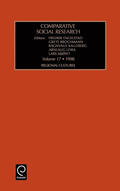 Fredrick Engelstad, Kalleberg Ragnvlad, Grete Brochman - Regional Cultures, Inbunden