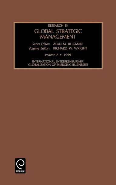 Alan M. Rugman, Richard W. Wright - International Entrepreneurship, Inbunden
