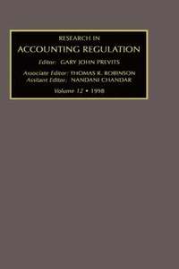 bokomslag Research in Accounting Regulation: v. 12
