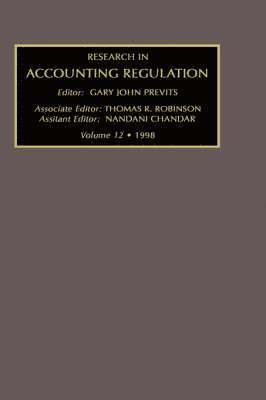 Gary John Previts, Epstein, USA) Previts, Gary John (Department of Accountancy, Case Western Reserve University - Research in Accounting Regulation, Inbunden