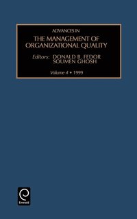 bokomslag Advances in the Management of Organizational Quality