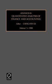 bokomslag Advances in Quantitative Analysis of Finance and Accounting