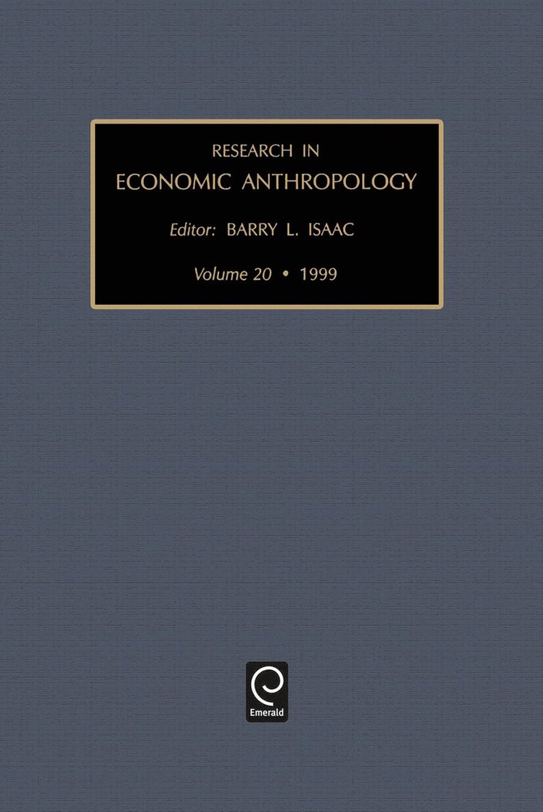 Research in Economic Anthropology 1