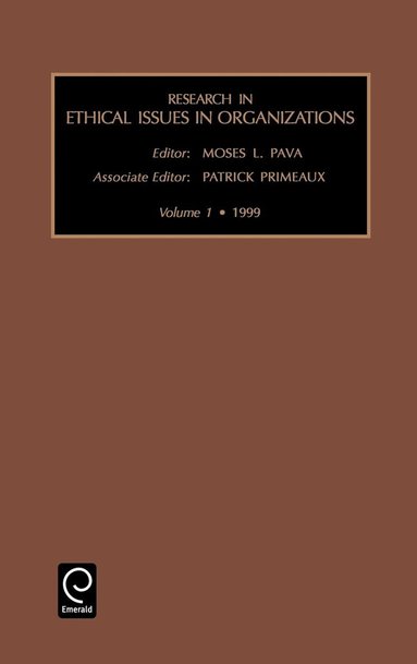 Moses L. Pava, Patrick Primeaux - Research in Ethical Issues in Organizations, Inbunden