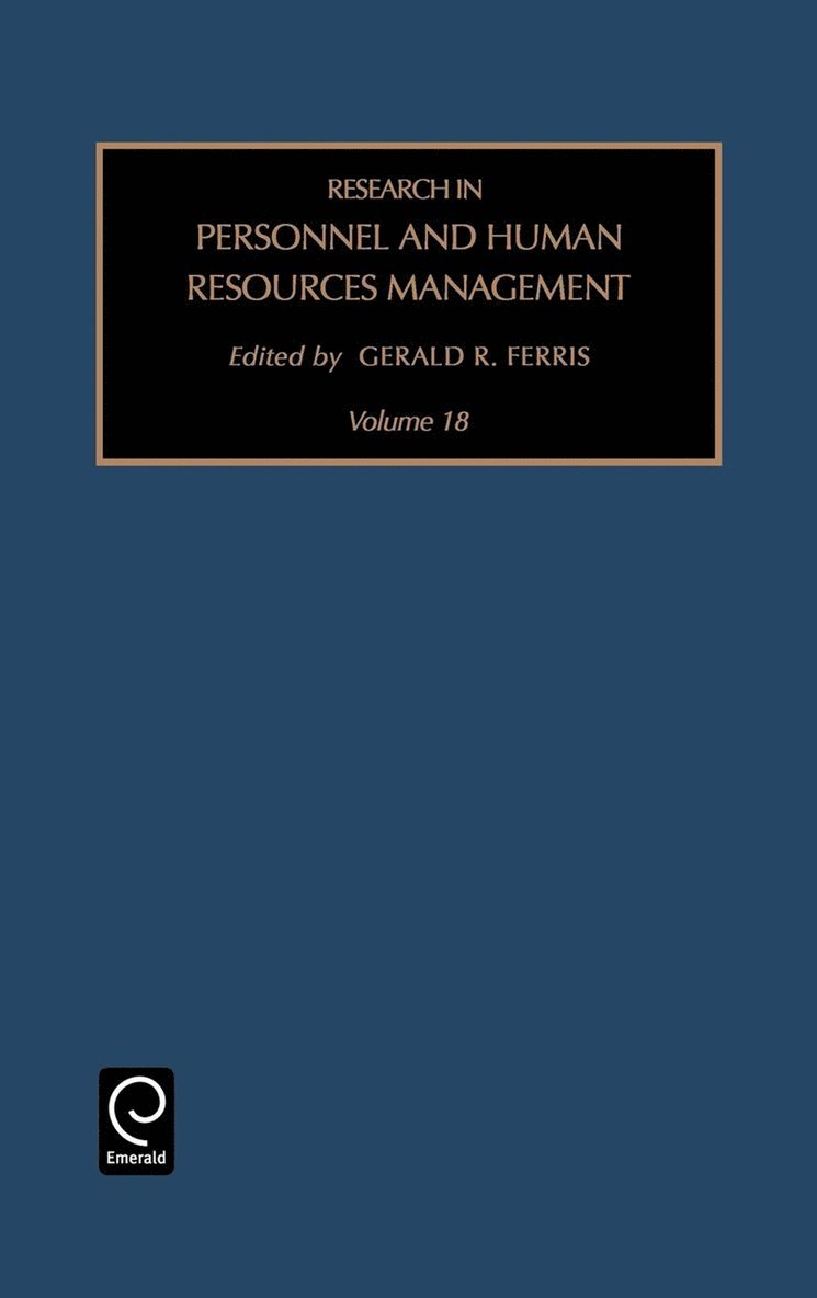 Gerald R. Ferris - Research in Personnel and Human Resources Management, Inbunden
