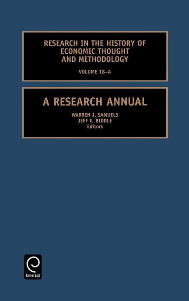 Warren J. Samuels, Jeff E. Biddle - Research Annual, Inbunden