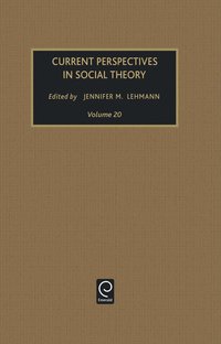 bokomslag Current Perspectives in Social Theory