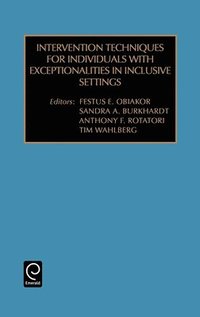 bokomslag Intervention Techniques for Individuals with Exceptionalities in Inclusive Settings