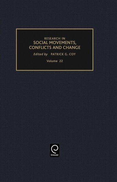 Patrick G. Coy - Research in Social Movements, Conflicts and Change, Inbunden