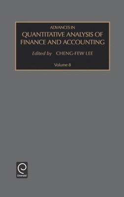 Advances in Quantitative Analysis of Finance and Accounting 1