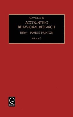 Advances in Accounting Behavioral Research 1